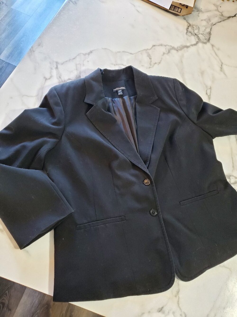 Vintage Fashion Bug Black Blazer size 18W